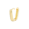 15mm Oblong Polished Mini Hoops