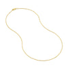 1.37mm Sparkle Singapore Chain with Lobster Lock