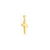 3D Cross Pendant with Design Back