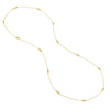 Long And Lovely Cable Illusion Station Necklace