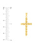 Large Twist Cross Pendant