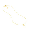 Open Wire Heart Adjustable Necklace