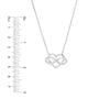 Sterling Silver Infinity in Heart Necklace