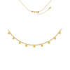 Disc Dangles Open Curb Chain Choker