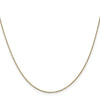 14K .9mm Round Cable Chain