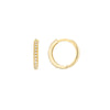 1/6tcw Diamond Huggie Earrings