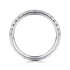 14K White Gold Diamond Matching Wedding Band