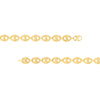 10mm Puff Mariner Chain with Fancy Oval Lobster Lock