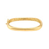 Polished Semi Round Bangle Bracelet