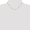 14K 1mm D/C Open Long Link Cable Chain