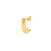 5mm Small Round J Hoop Earrings