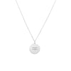 Aquarius Organic Disc Pendant Necklace