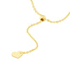 1.1mm D/C Brill Cable Chain with Slider Bead