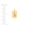 Virgo Engraved Pendant