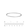 Twisted Brushed Hinged Bangle