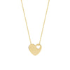 Heart with Cutout Adjustable Necklace