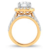 14K 5.00Ct Certified Lab Grown Diamond Bridal Ring