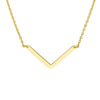 V on Chain Drop Adjustable Necklace