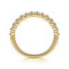14K Yellow Gold Diamond Wedding Band