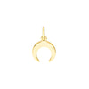 Crescent Moon Charm with 1pt Diamond