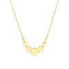 Graduated Disc Station Adjustable Necklace