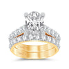14K 5.00Ct Certified Lab Grown Diamond Bridal Ring
