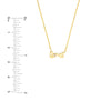 Mini Love Necklace with 1pt Diamond