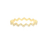 Diamond Polished Zig Zag Ring