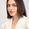 Heart Puff Mariner w/Oval Rolo Necklace