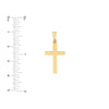 Straight Edge Cross Pendant