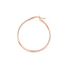 2mm x 35mm Polished Hoop Earrings