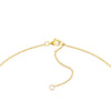 0.15ct 3mm Ruby Stone Bezel Necklace
