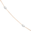 Long And Lovely Oval Bead Necklace