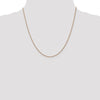 14K Rose Gold 1.0mm Spiga Chain