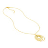 Concentric Circle Pendant Necklace