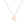 15mm Cursive Initial Pendant Necklace