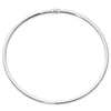 14K 4mm Two-tone Reversible Omega Necklace
