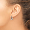 14K White Gold Earrings