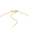 Block Lined Initial 'W' with Diamond Necklace