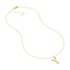 Diamond Gothic 'Y' Necklace