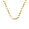 4.9mm Light Concave Curb Chain with Lob. Lock