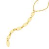 Mini Marquise Adjustable Lariat Necklace