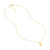 So You Mini Engravable Hexagon Adj Necklace