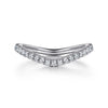14K White Gold Diamond Matching Wedding Band
