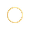 Facet Cut Out Band Ring