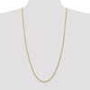 14K 2.75mm Solid Regular Rope Chain