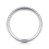 14K White Gold Diamond Matching Wedding Band