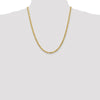 14K 4.5mm Diamond-Cut Rope Chain