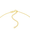 Neon Pink Enamel Alternating Bar Necklace