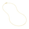 0.55mm Box Chain with Lobster Lock and Quality Tag